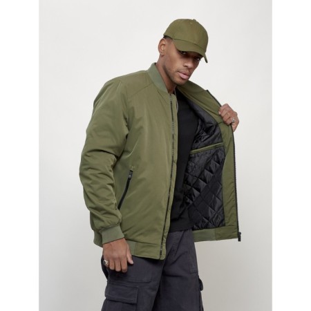Male bomber, size 56, khaki color-5