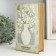 Safe Brush Tree leatherette "Chamomile in Vase" 21x13x5 cm