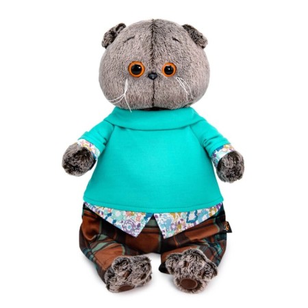 Soft toy "Basik in pants in a cage", 22 cm