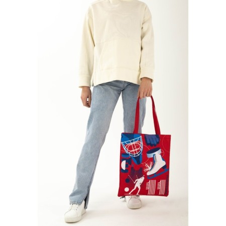 Bag Chopper Putin Team, 35 x 40 x 0.5 cm, red-6