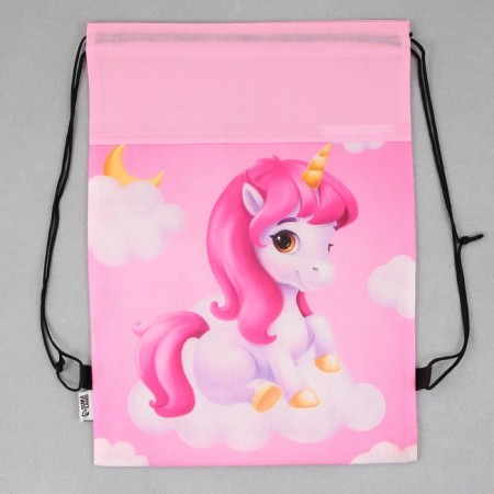 Back for shoes "Baby unicorn" non -cup canvas, size 30 x 40 cm-1