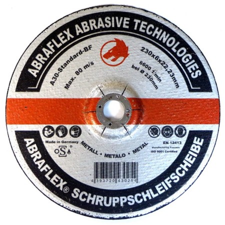 Rider Circle Abraflex A-30 Standart BF, Metal, 230 x 6 x 22.2 mm
