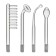 Darsonval for the face, body and head KZ 1174, pulse, 4 nozzles, from the network, white