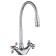 Juguni Parus kitchen mixer, two -wound, with flexible pouring, chromium color