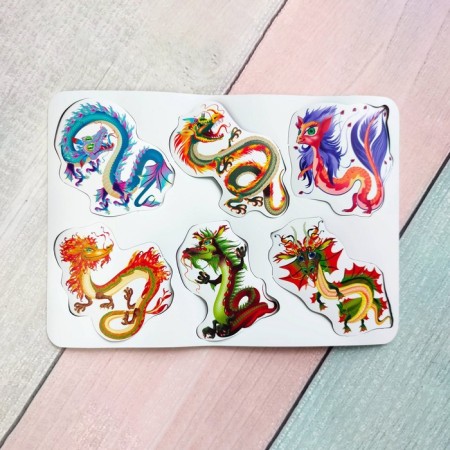 Magnetic set "Friends of dragon"