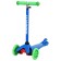 Graffiti scooter, Light wheels PU 110/75 mm, Abec 7, Blue color