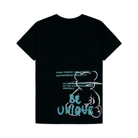 Adult t -shirt, size 46, black color-2