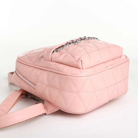 Women's backpack on lightning, pink color-3