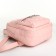 Women's backpack on lightning, pink color