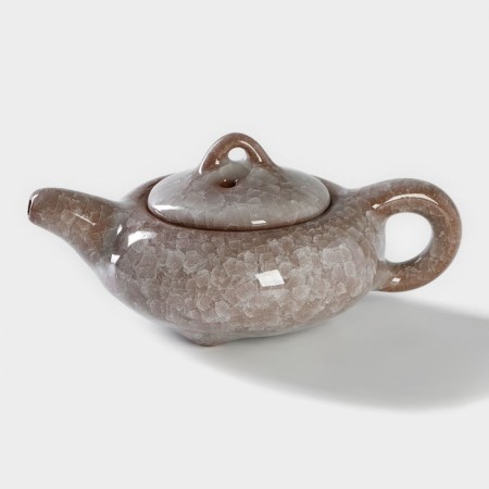 A set for the tea ceremony ceramic "Moonstone", 7 items: 6 PIAL 50 ml, kettle 150 ml-4