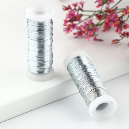 Floristic wire 0.3 mm, "white", 50 m