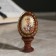 Souvenir egg "Nikolai Wonderworker", on a stand