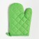 Kitchen set 2 objects of the “tropical” color color green: a severity 17x17 cm, mittens 25x16 cm, 100% p/e