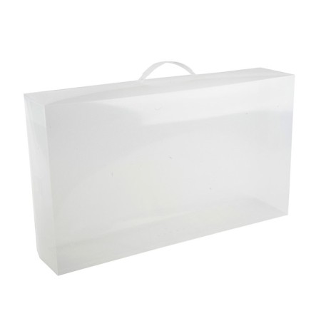 Shoe box, 52x11.5x30 cm, transparent