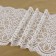 Lace elastic fabric, 240 mm × 2.7 ± 0.5 m, white color