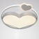 Chandelier 1716/3wt LED 80W 3000-6000k Dimmer white 54x50x6 cm Bayerlux
