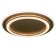 Luer with PDD "Ringo" 2XLED 112W 3000-6000K gold 50x50x5 cm BayerLux