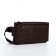 Board belt on a zipper, 2 outer pockets, brown color