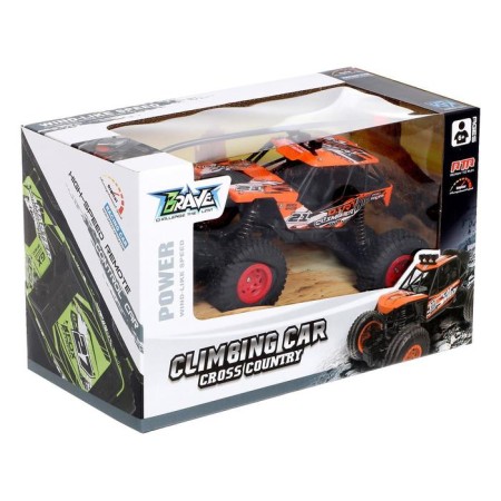 Radio -controlled jeep "Cross", works from batteries, blue color-7