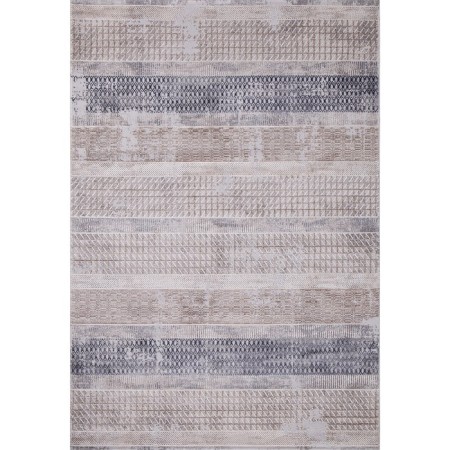 Rectangular carpet Durkar Tokio, size 300x500 cm, Cream/Grey color