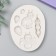 Mold Silicon "Bukashka" 6 items 10x7.5x1.5 cm