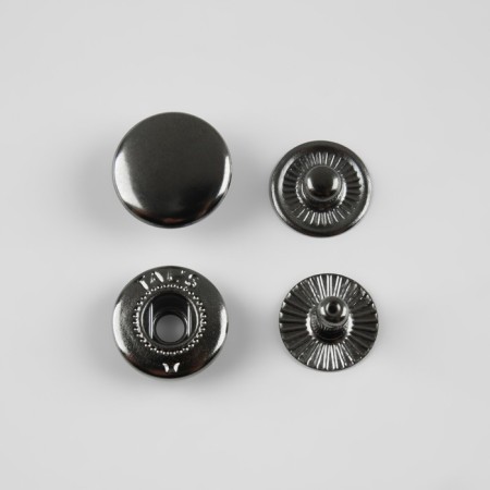Installation button, alpha (S-shaped), d = 12.5 mm, black nickel color-2