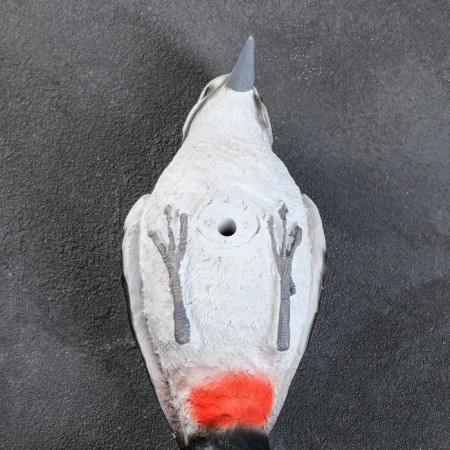 Decorative suspended feeder "woodpecker" good souvenirs from polystone, 12x27cm, medium-2