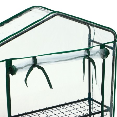 Greenhouse-stella 2 shelves (mesh) 69*22*93 cm, PVC film, met. Pipe D-12 mm-11