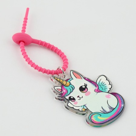 Acrylic key a keychain "Unicorn" 15 x 6 cm-4