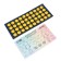 Iplikator-river, the basis of Spanbond, 40 modules, 14 × 32 cm, dark blue/yellow color