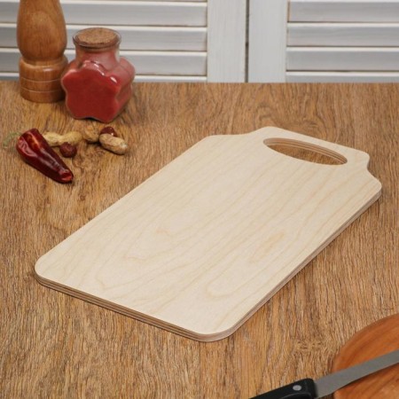 Board wooden "bracket", cutting handle, 29 × 18 × 0.8 cm
