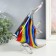 Souvenir Glass "Fish Clown" under Muranskoy glass 22x7x25 cm