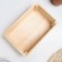 Wooden Kashpo 30 × 20 × 9.5 cm "Classic", three -strip, natural give beautifully