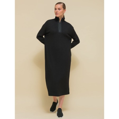 Women's dress, size 42, black color-8