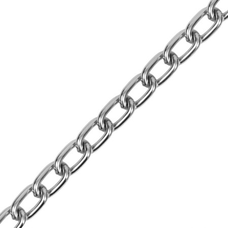 Collar - Metallic a single strain, 60 cm, wire thickness 3 mm-3