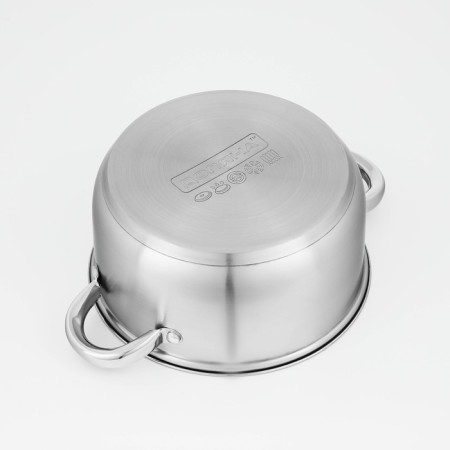 Stainless steel pan “Grette”, 3.2 l, d = 20 cm, with a lid, the capsule, induction-5