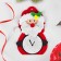Set for creativity - Create a Christmas tree decoration from the felt "Santa Claus with a clock"