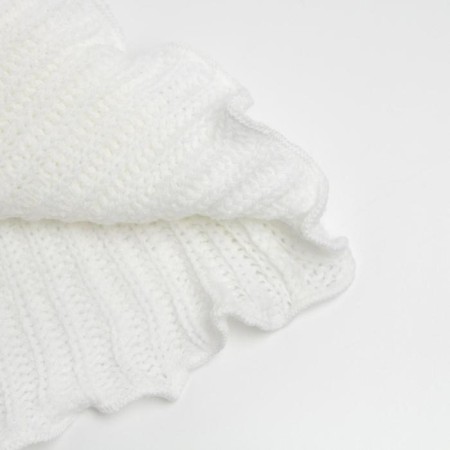 Scarf manif, white color, size l (8 years)-2