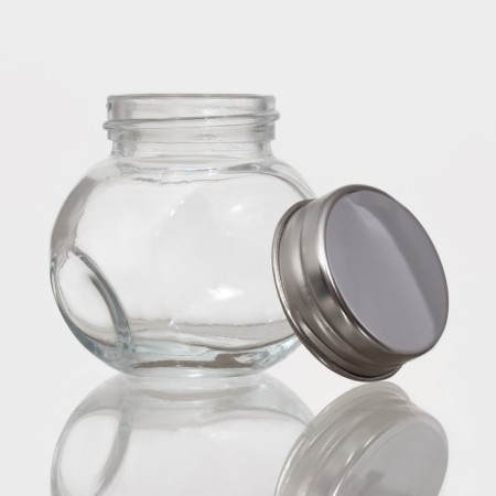 Glass jar for spices with a metal lid “Mini”, 70 ml, 5.3 × 3.7 × 5.4 cm-2