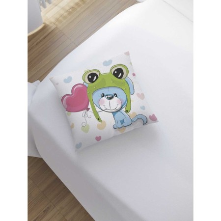 Decorative pillowcase "frog costume", on a zipper, size 45x45 cm-1