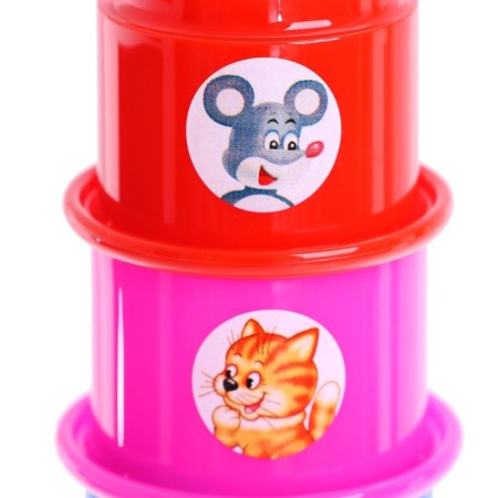 Developing toy "Entertaining Pyramid - 2", mix-1