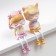 Polystone souvenir "Baby cow/baby-oleka with long legs" set 2 pcs 19x6x7.5 cm