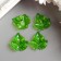 Decor for creativity plastic "Maple leaf" set 40 pcs 2.2x2.2 cm