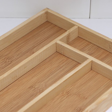 Drywall for cutlery of the bamboo forest, 33.5 × 22 × 3 cm, 4 cells-3