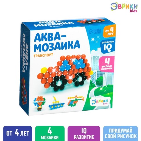 Aquamosaic for children "Transport"