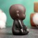 Figure "Little Buddha" 6x4cm bronze mix