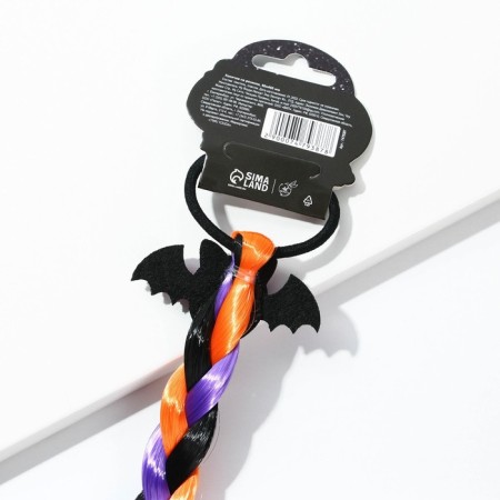 Hair gum, strand, pigtail on Halloween “terribly sweet”, length 40 cm.-1