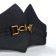 Women's belt, width 12 cm, black color