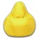 The hand-bag “pear” is positive, size l, diameter 80 cm, height 100 cm, oxford, yellow color