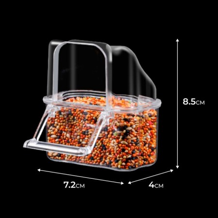 Foreign feeder external, 6.7 x 6.2 x 8 cm-1